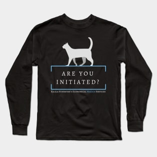 Are You Initiated? - White Cat Long Sleeve T-Shirt